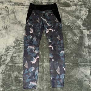 Patagonia Leggings Women's Small Camouflage Performance Gym Camp Outdoor Pull On
